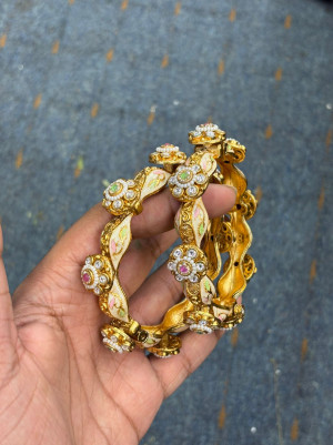 Heritage Kundan Polki Bangle