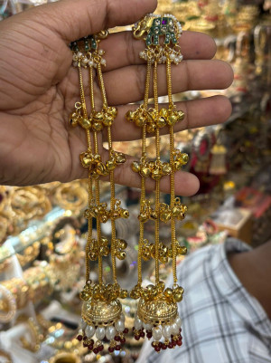 Long Elephant Kashmiri Jhumka