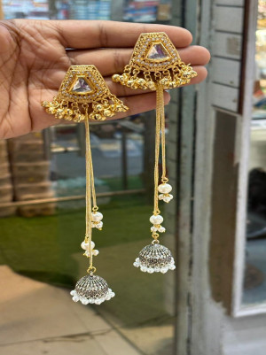 Kashmiri Long Jhumki Earings