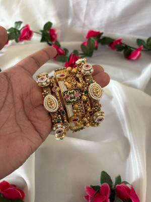 Heritage Pearl Gold Stack (Single Hand)